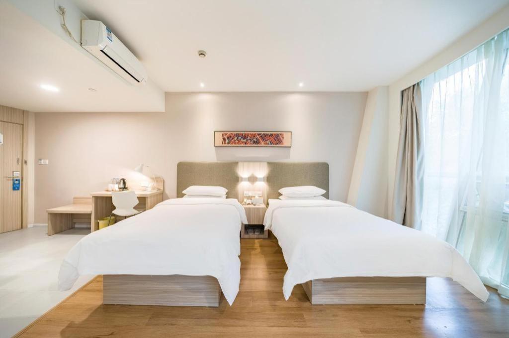 Hanting Hotel Shanghai Jiading Yecheng Road Exterior foto