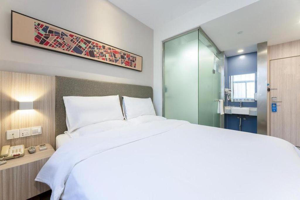 Hanting Hotel Shanghai Jiading Yecheng Road Exterior foto